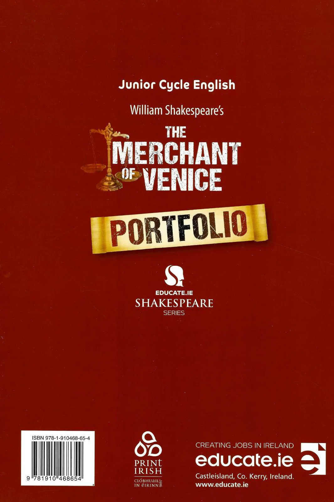 ■ The Merchant of Venice & Portfolio Book - 1st / Old Edition (2015)