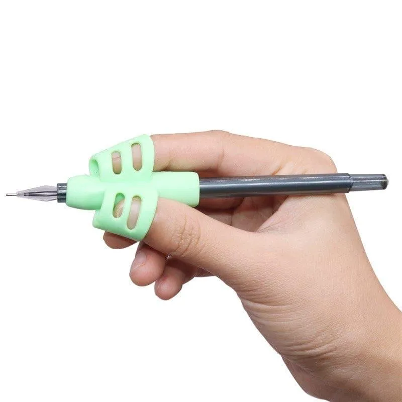 1-3 Pcs Children Writing Pencil Pen Holder Kids Learning Practise Silicone Pen Aid Posture Correction Device for Students