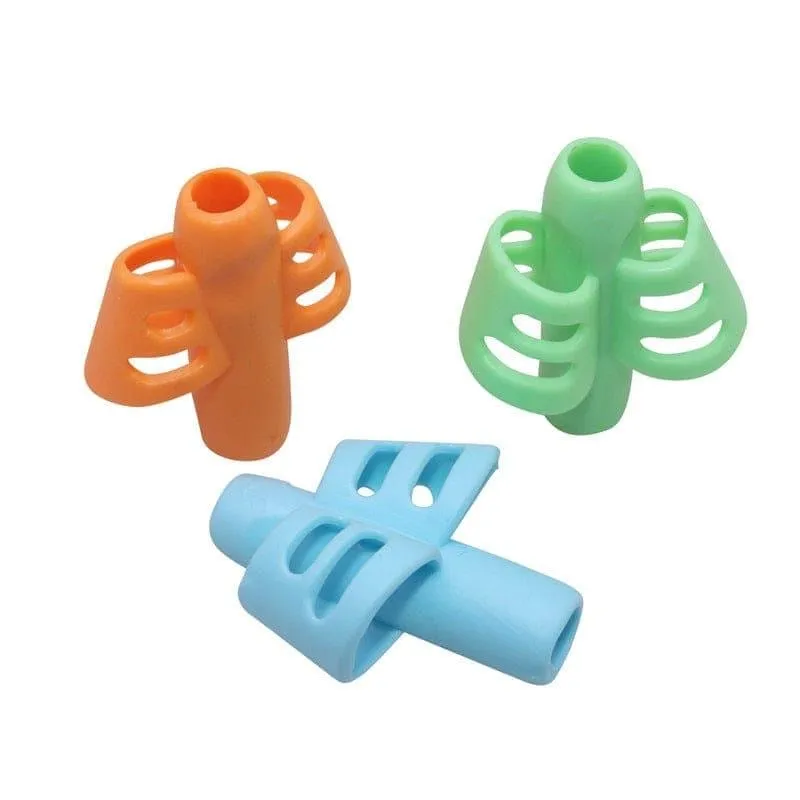 1-3 Pcs Children Writing Pencil Pen Holder Kids Learning Practise Silicone Pen Aid Posture Correction Device for Students