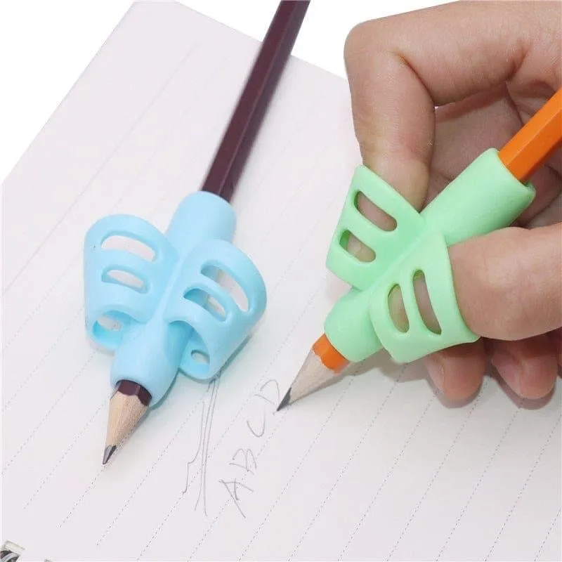 1-3 Pcs Children Writing Pencil Pen Holder Kids Learning Practise Silicone Pen Aid Posture Correction Device for Students