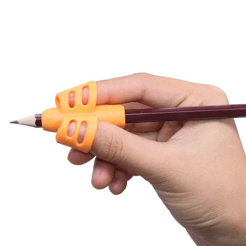 1-3 Pcs Children Writing Pencil Pen Holder Kids Learning Practise Silicone Pen Aid Posture Correction Device for Students
