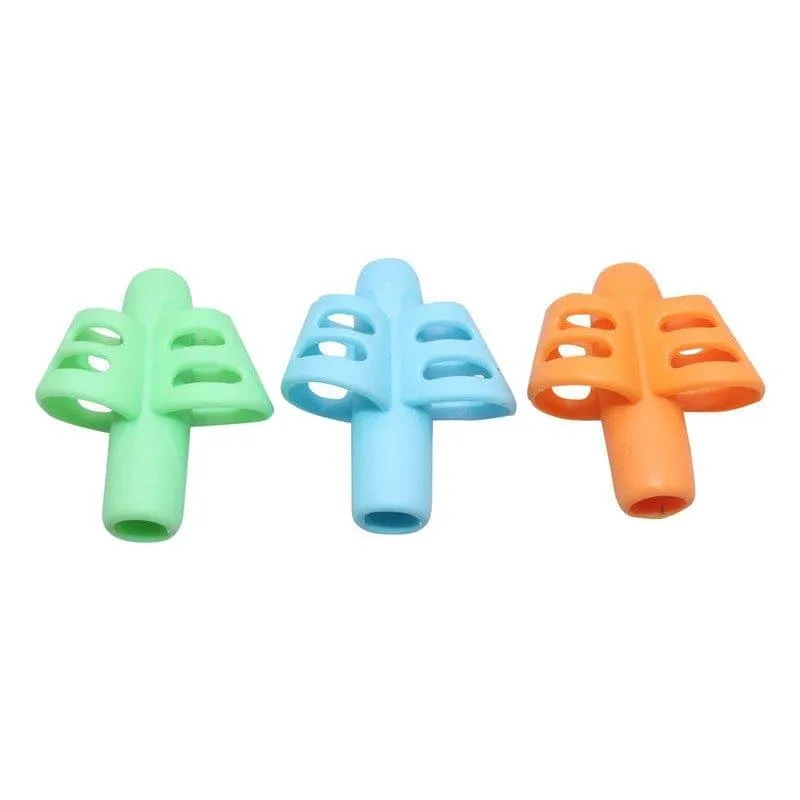 1-3 Pcs Children Writing Pencil Pen Holder Kids Learning Practise Silicone Pen Aid Posture Correction Device for Students
