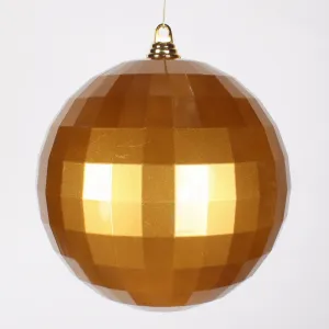 10'' Antiq Gold Candy Mirror Ball Ornament 1/Bag