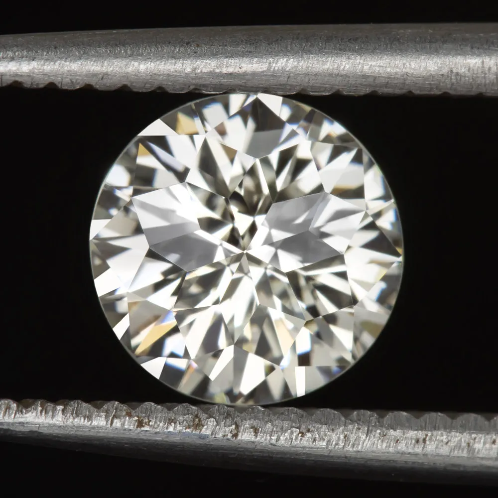 1.17ct DIAMOND GIA CERTIFIED N VS1 UNIQUE NOVELTY ROUND CUT NATURAL ENGAGEMENT