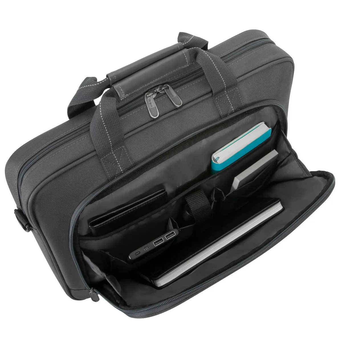 15-16" Classic Slim Briefcase - Gray (Amazon Exclusive)