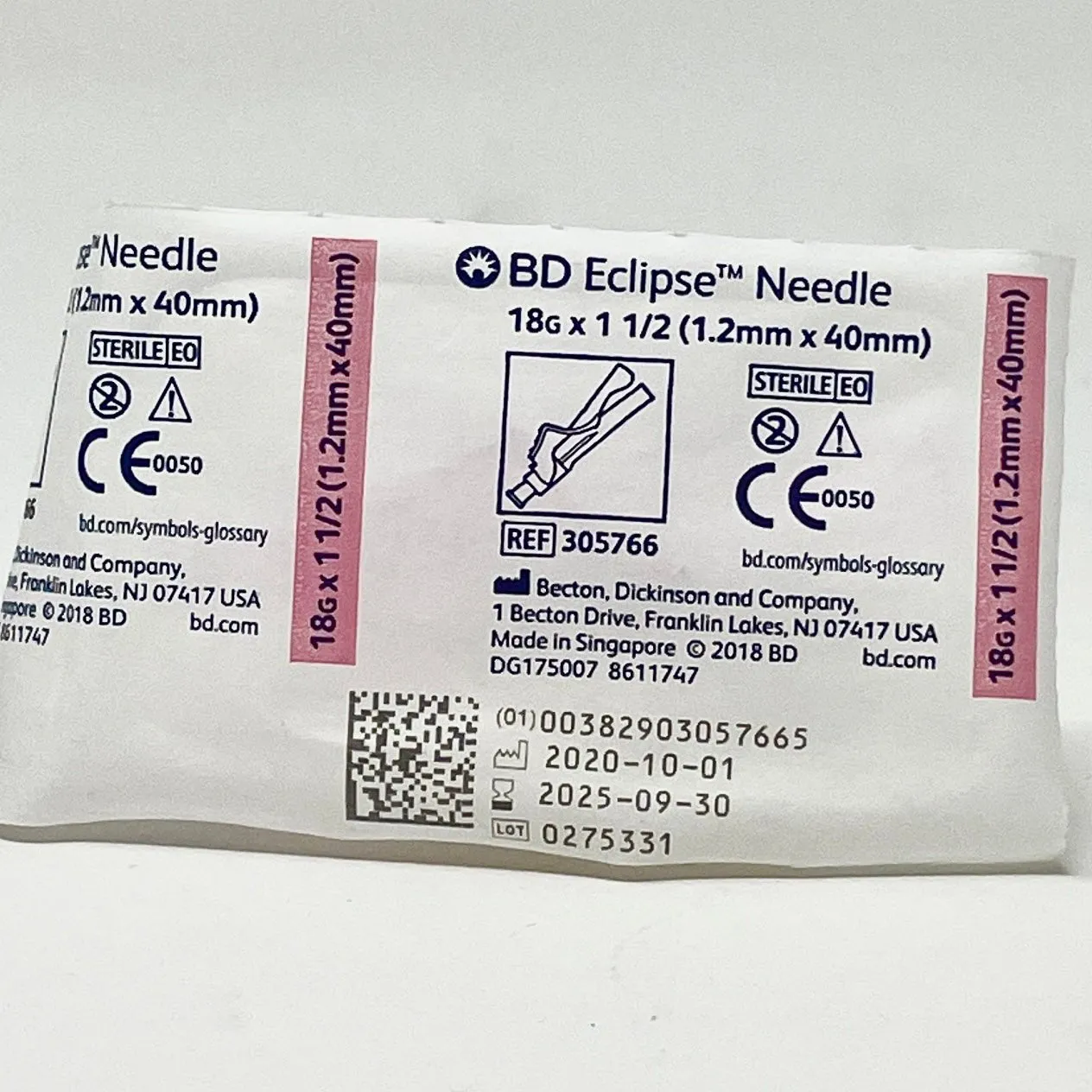 18G Needle Eclipse Safety | BD