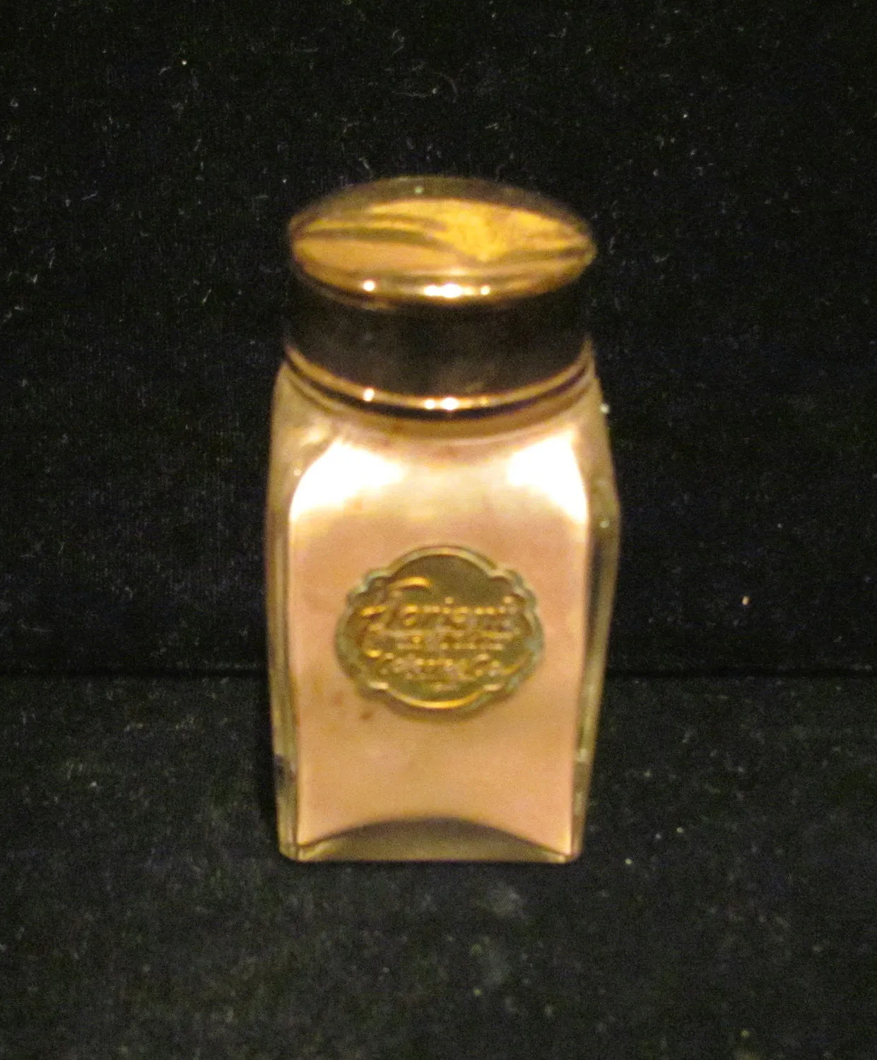 1910 Colgate Perfume Bottle Talcum Powder Vintage Colgate Co Floriant Powder Rare