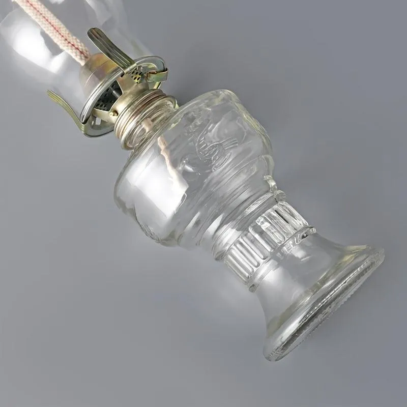1pc, Exquisite Rustic Retro Glass Oil Lamp