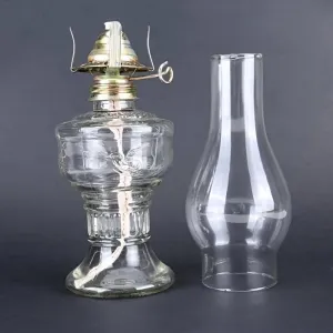 1pc, Exquisite Rustic Retro Glass Oil Lamp