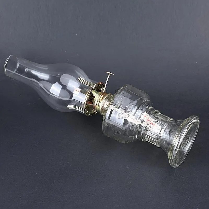 1pc, Exquisite Rustic Retro Glass Oil Lamp