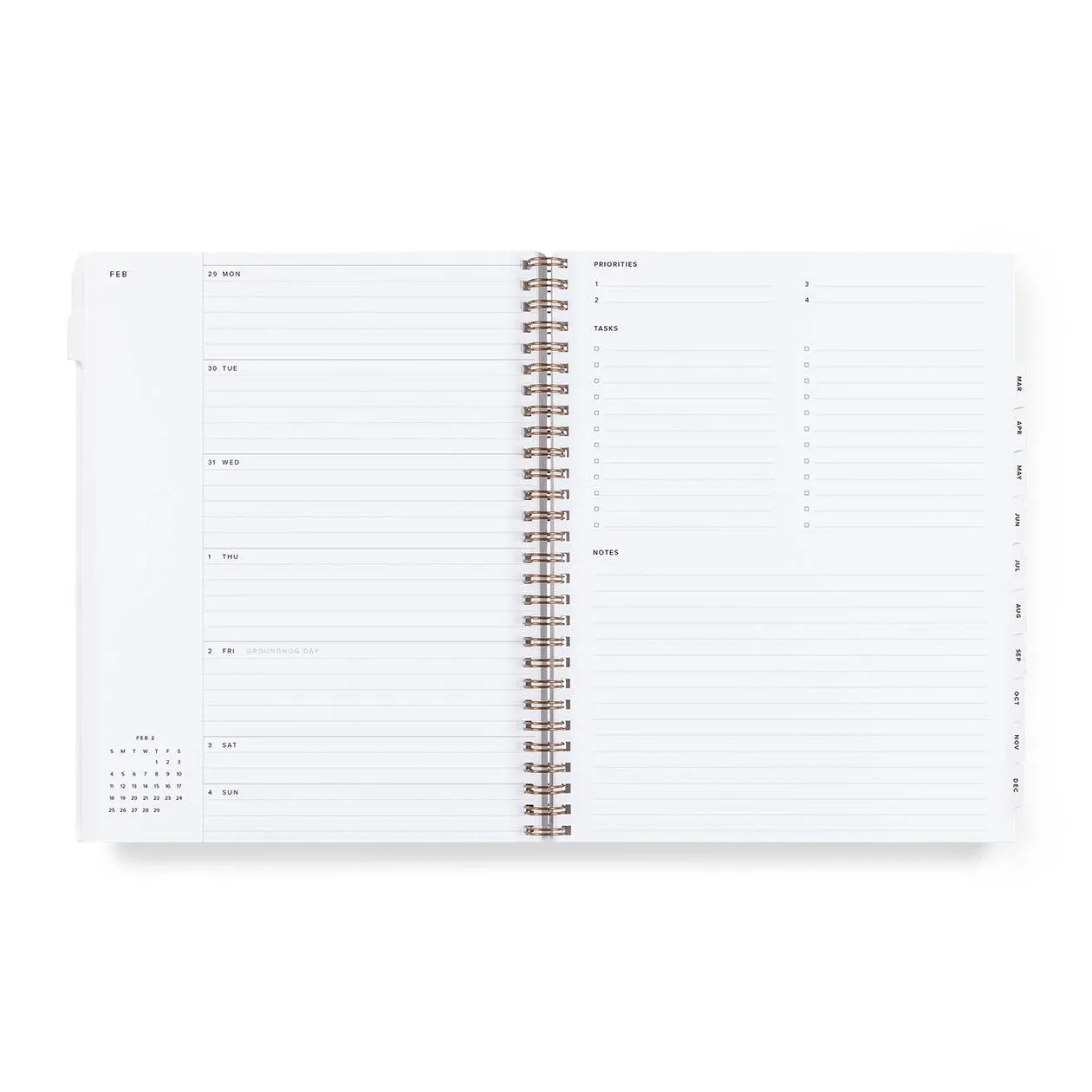 24-25 Academic Year Task Planner (Natural Linen)