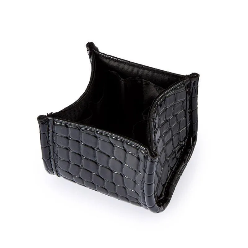 3 Colors Crocodile Skin Brush Storage Cosmetic Bag