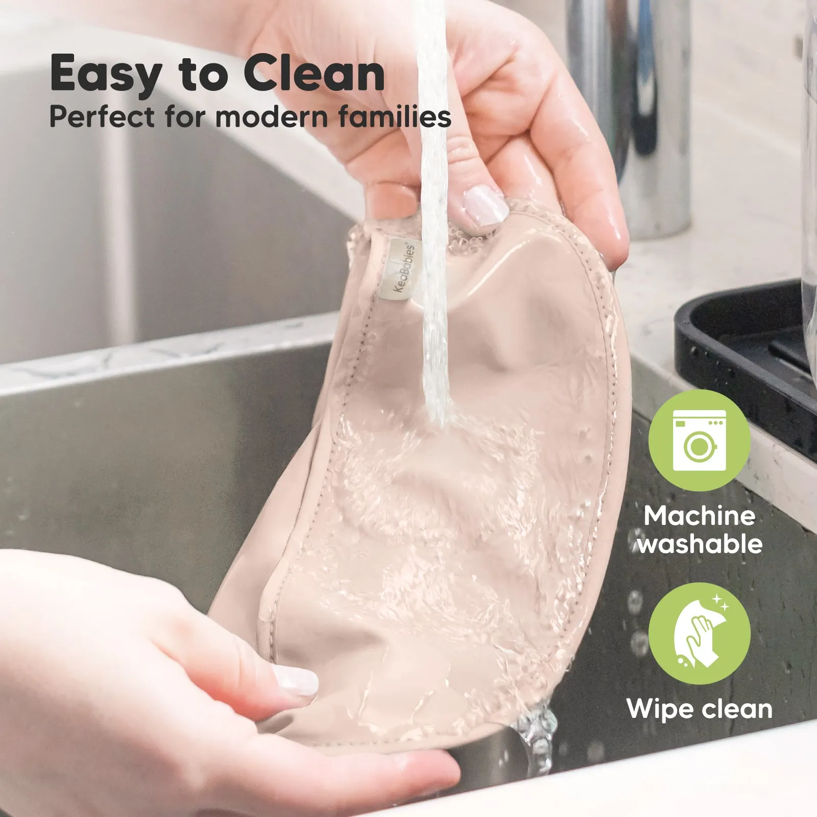 3-Pack Presto Waterproof Bibs (Fawn)
