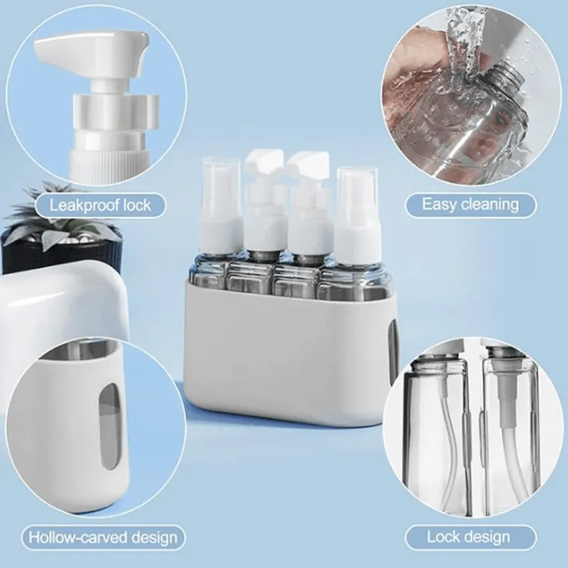 3pcs Travel Bottles Set 50ml with Label