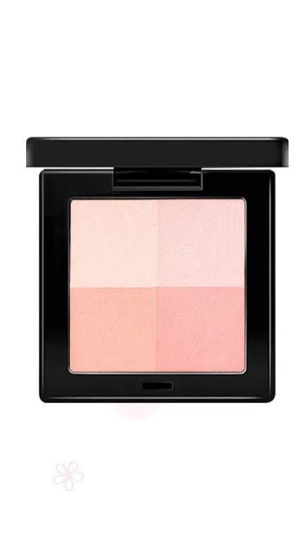 4 Color Lattice Blush Natural Long-lasting Orange Pink Highlighter Waterproof Skin Cute Makeup Cosmetics Rare Beauty