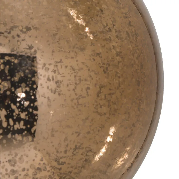 6" Mocha Shiny Mercury Balls 4 Per Bag