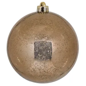 6" Mocha Shiny Mercury Balls 4 Per Bag