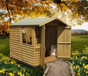 7'x7' Double Door Overlap Shed