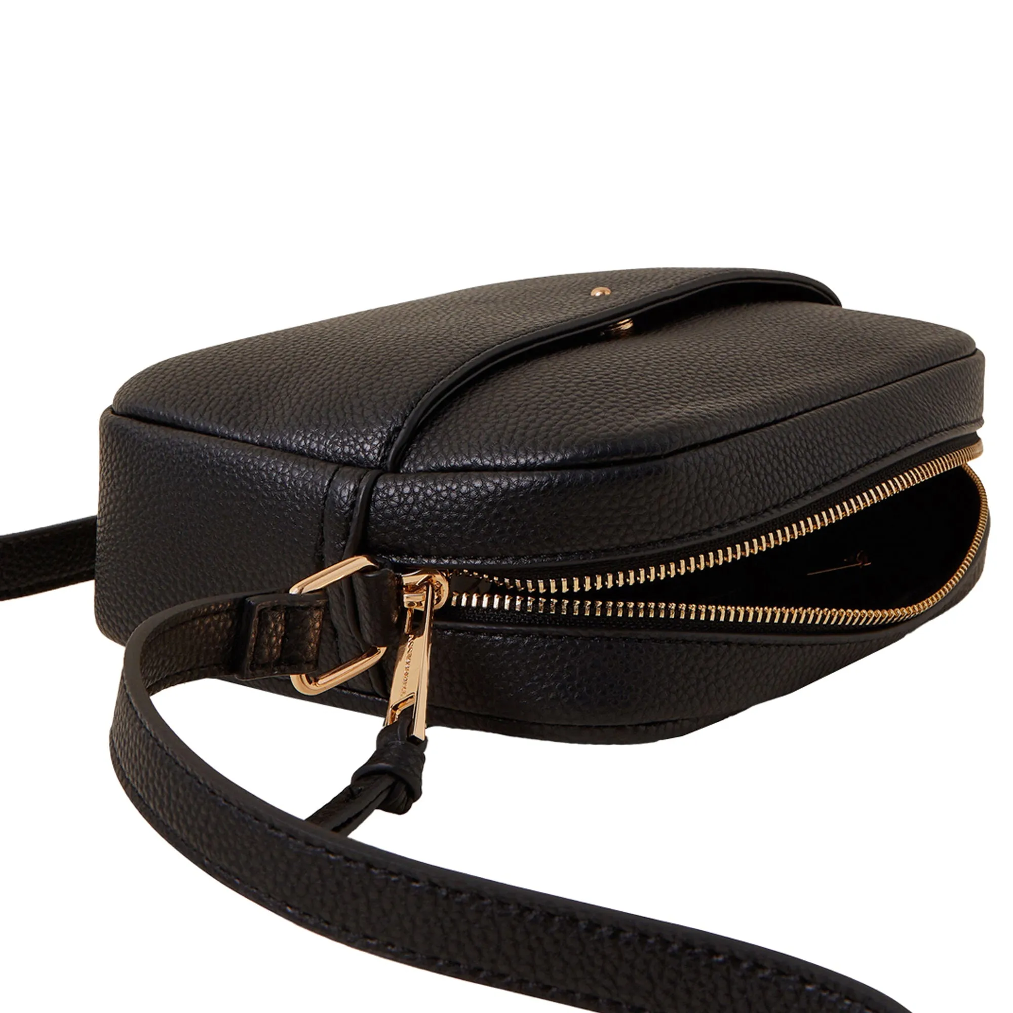 Accessorize London Women's Black Camera Sling Bag