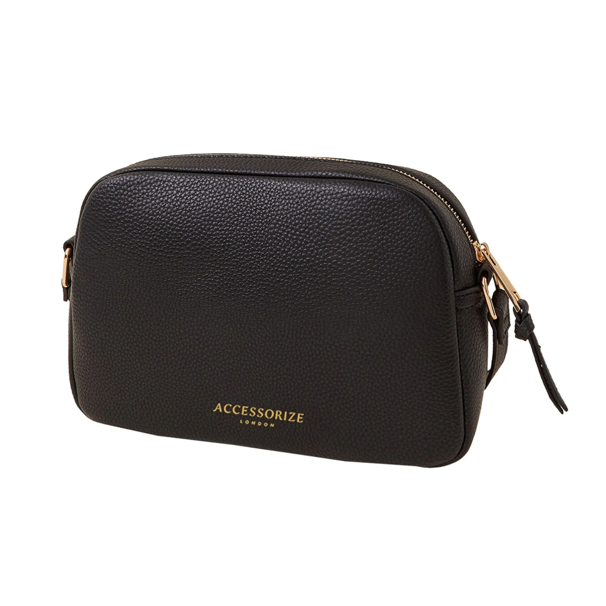 Accessorize London Women's Black Camera Sling Bag