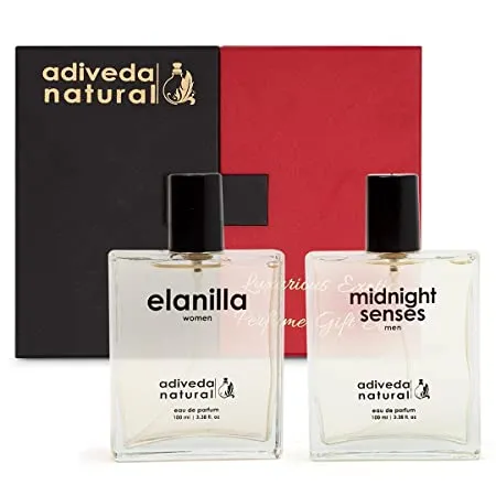 Adiveda Natural Elanilla & Midnight Senses For Men & Women Eau de Parfum - 200 ml