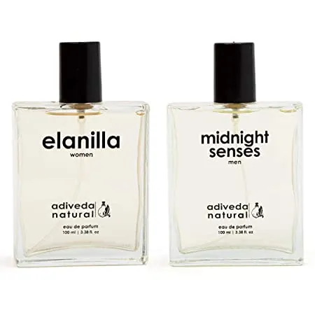 Adiveda Natural Elanilla & Midnight Senses For Men & Women Eau de Parfum - 200 ml