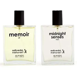 Adiveda Natural Memoir & Midnight Senses For Men & Women Combo Eau de Parfum - 200 ml