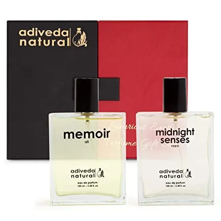 Adiveda Natural Memoir & Midnight Senses For Men & Women Combo Eau de Parfum - 200 ml