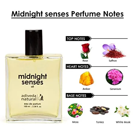 Adiveda Natural Midnight Senses & Skyhigh For Men & Women Eau de Parfum - 200 ml
