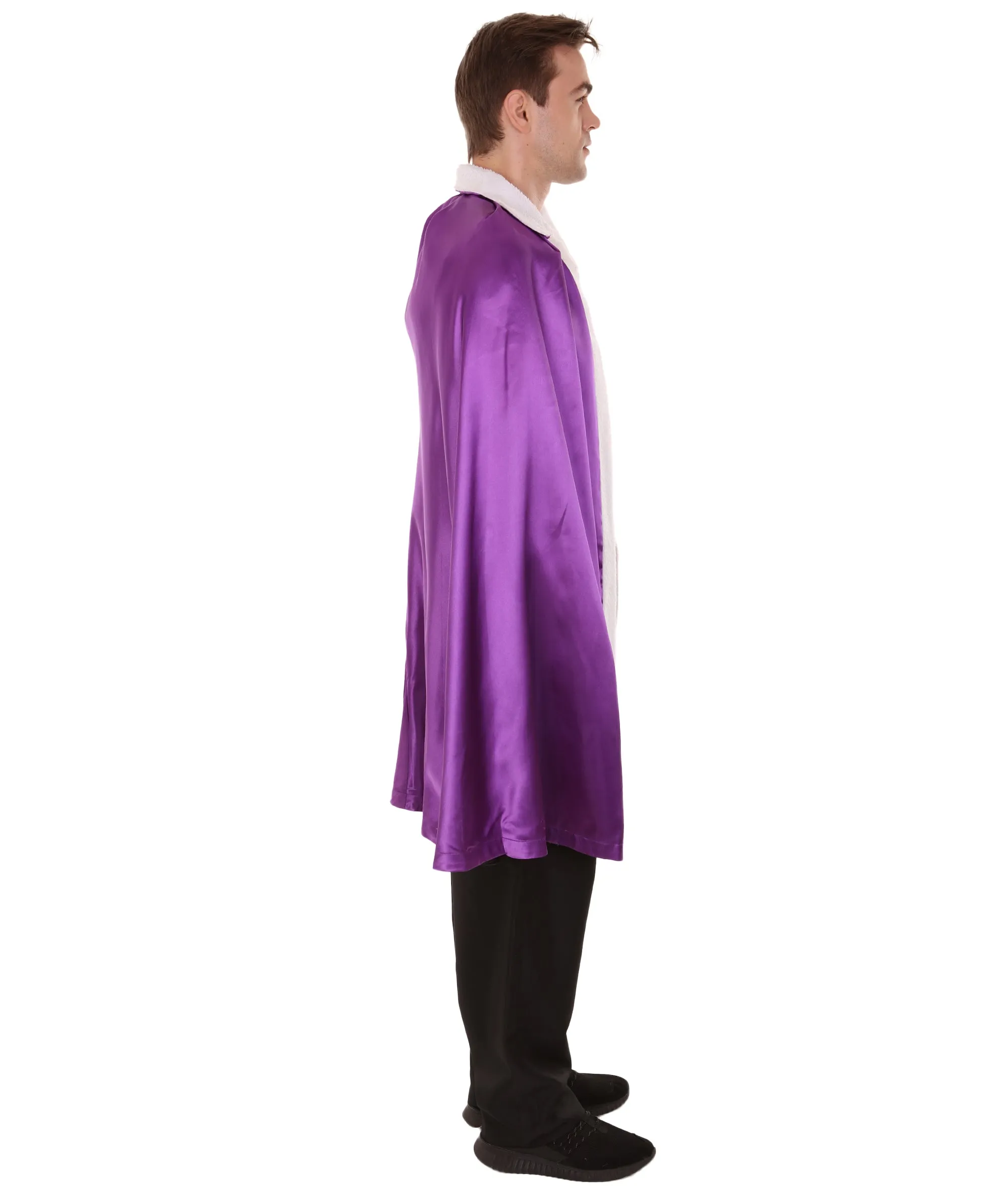 Adult Men's King's Reversible Robe Costume | Multiple Color Options Cosplay Costume