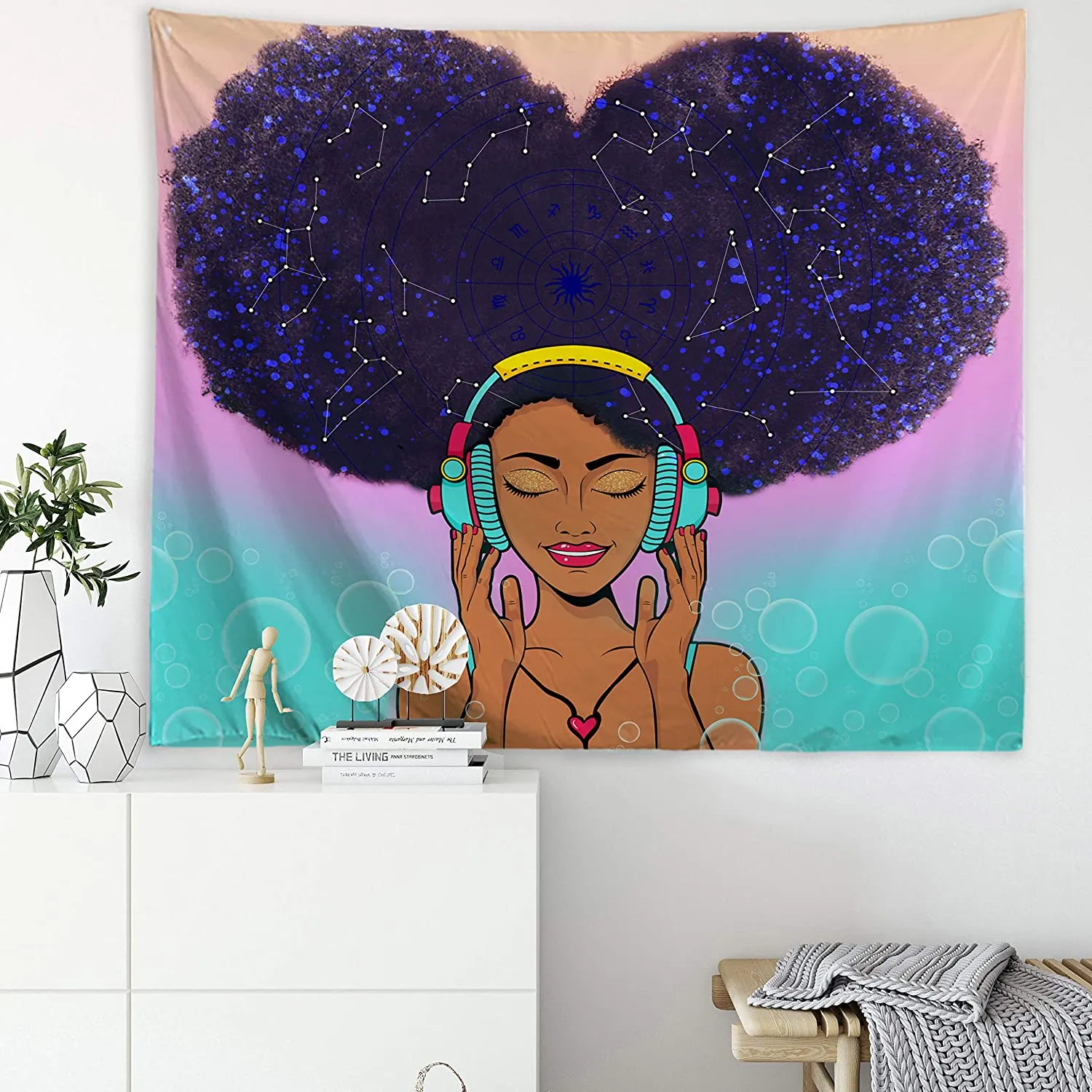 Afro Music Tapestry