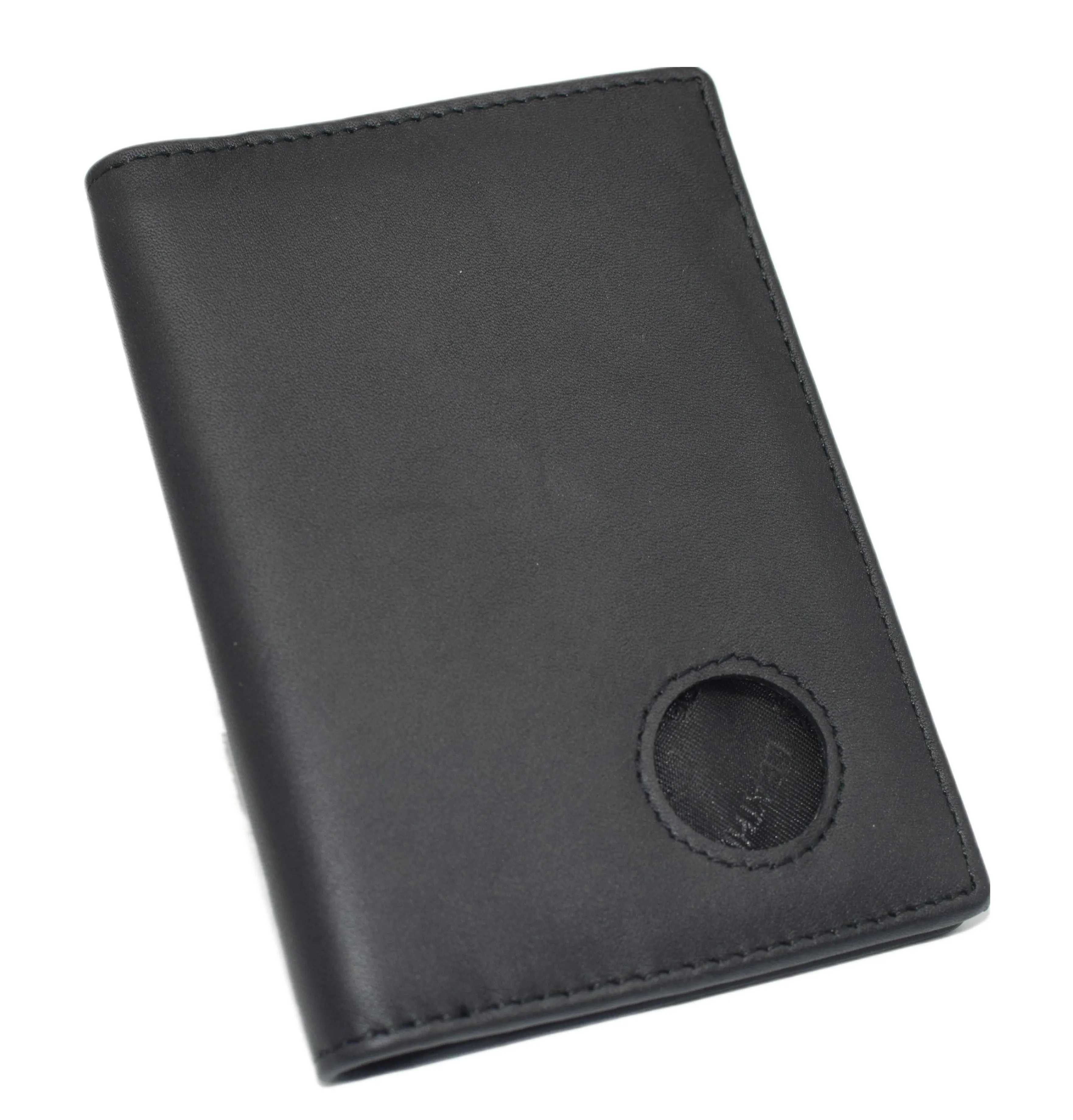 Airtag Passport Holder, Genuine Leather Travel Wallet with Airtag Slot, Passport Cover Case for Men & Women, Airport Travel Essentials RFID640351HAT