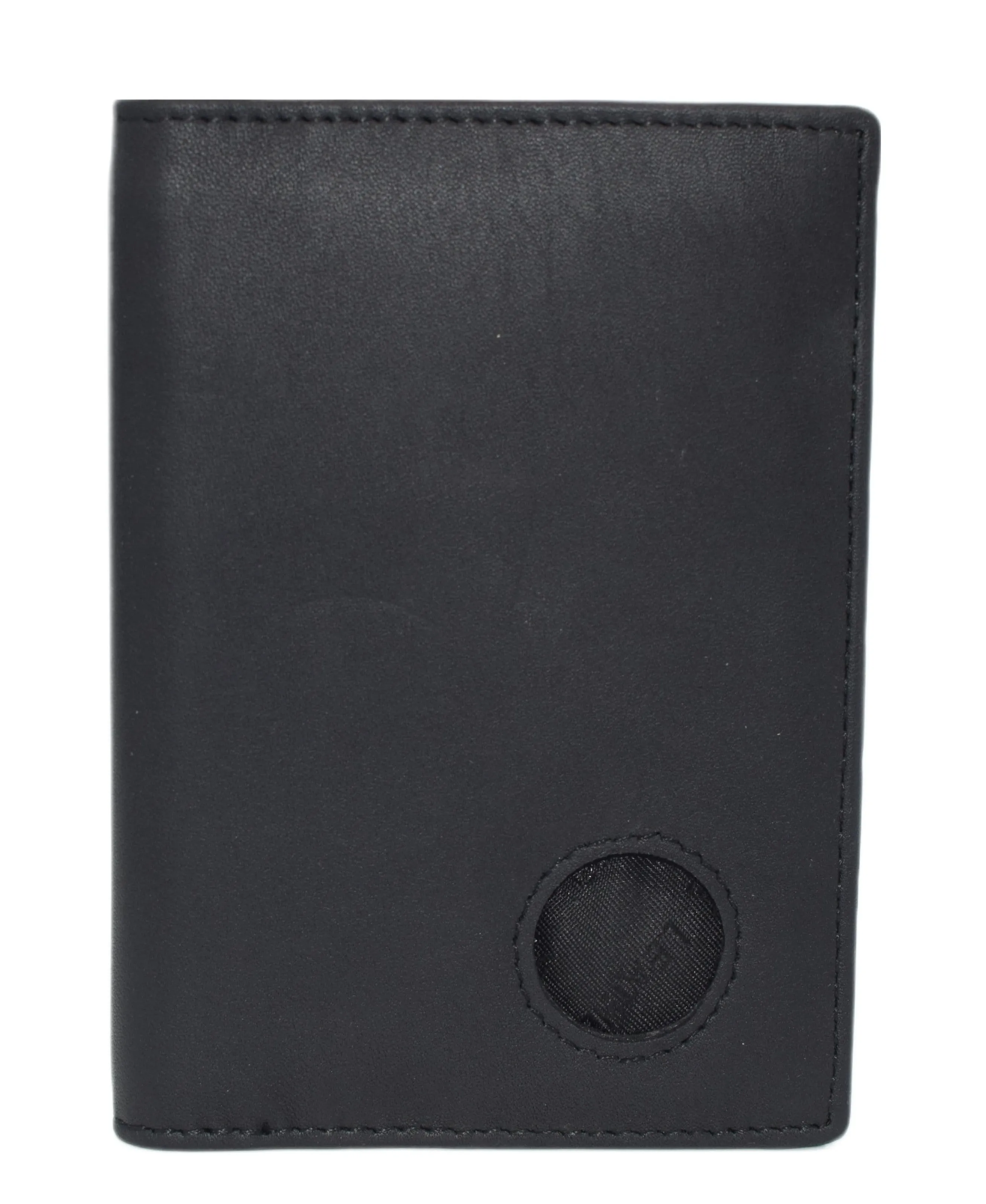 Airtag Passport Holder, Genuine Leather Travel Wallet with Airtag Slot, Passport Cover Case for Men & Women, Airport Travel Essentials RFID640351HAT