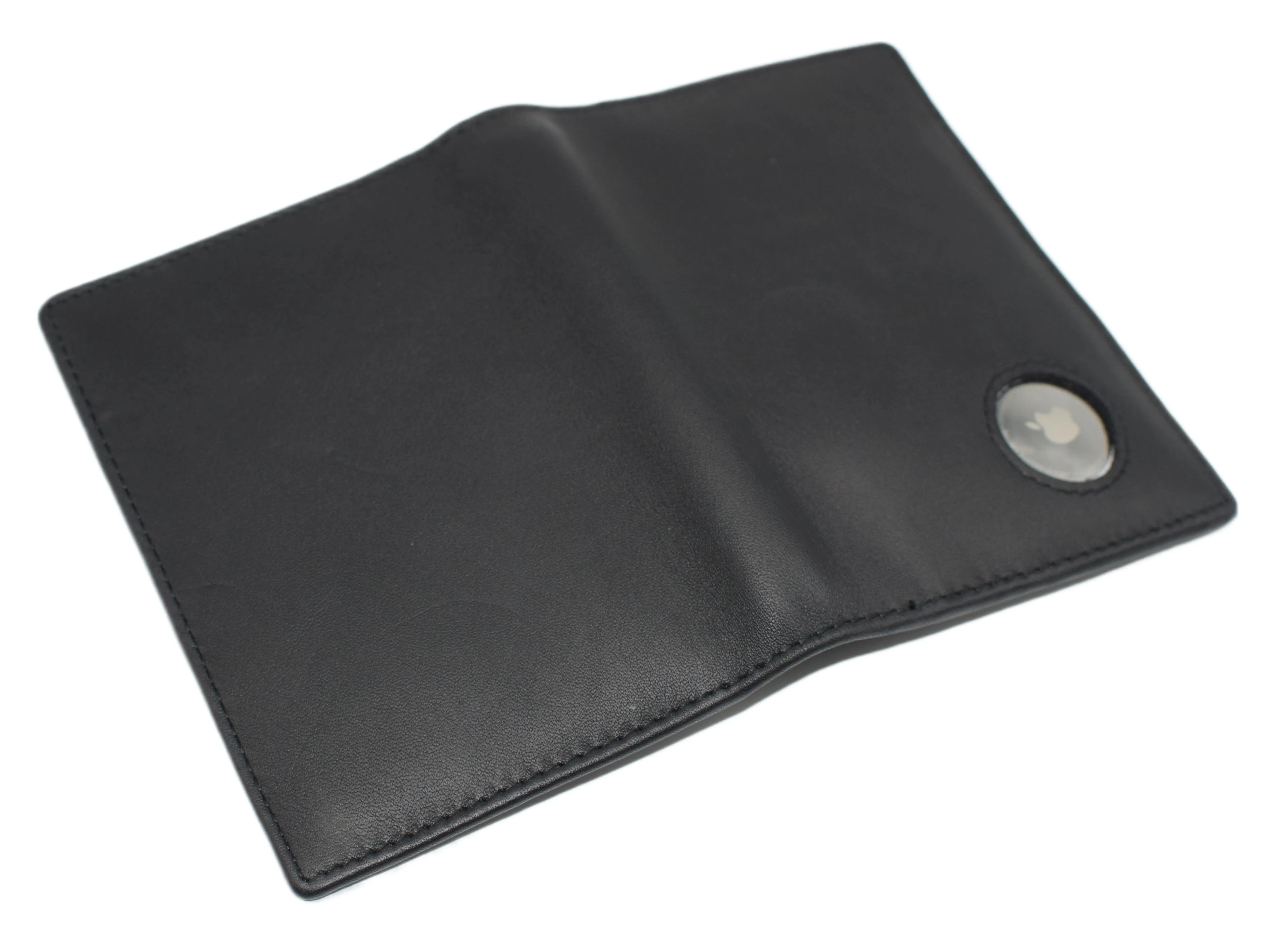 Airtag Passport Holder, Genuine Leather Travel Wallet with Airtag Slot, Passport Cover Case for Men & Women, Airport Travel Essentials RFID640351HAT