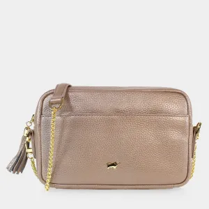 ALESSIA Camera Bag with Chain mud