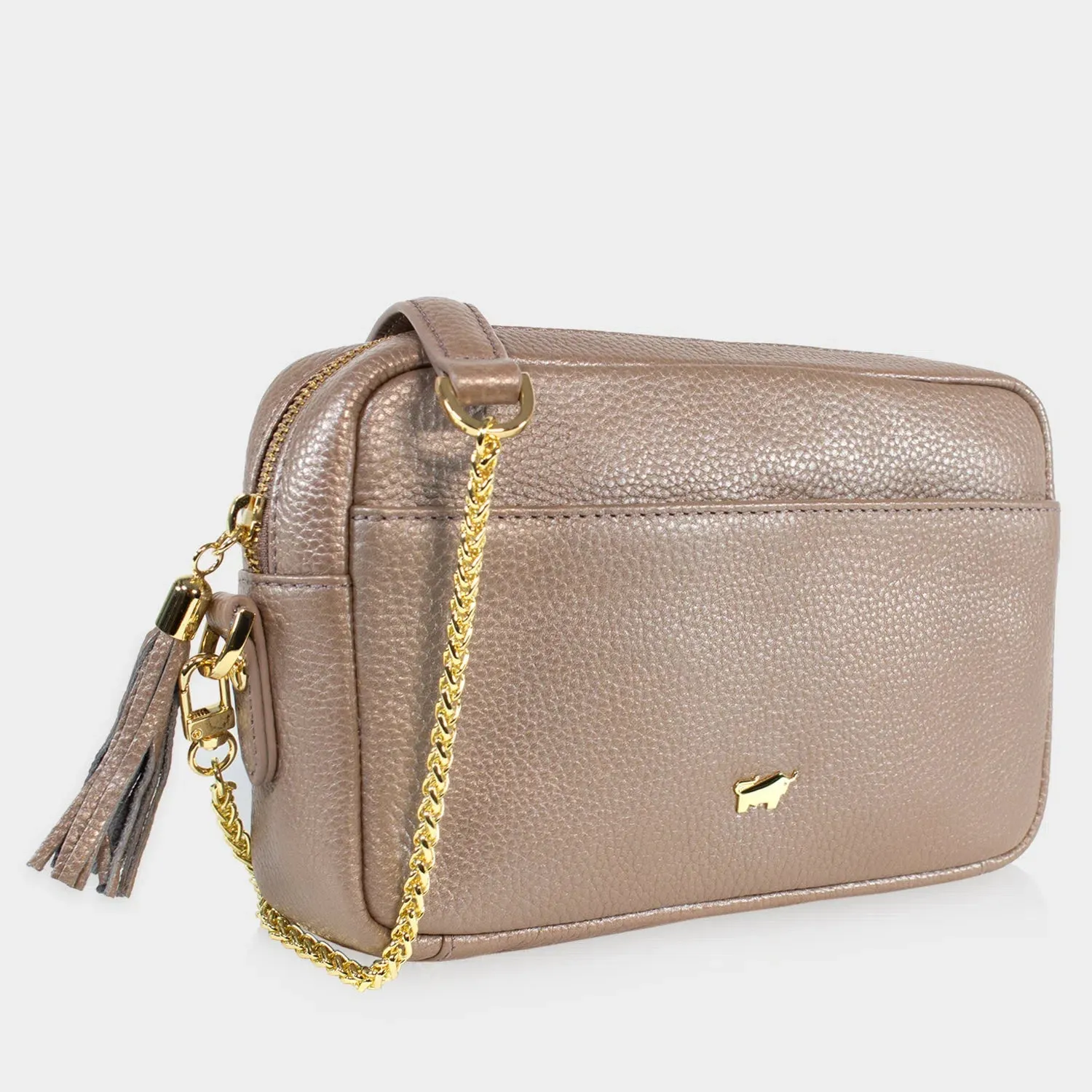 ALESSIA Camera Bag with Chain mud