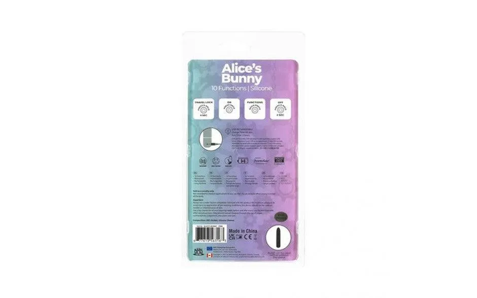 Alices Bunny Rechargeable Bullet w Rabbit Sleeve Pink