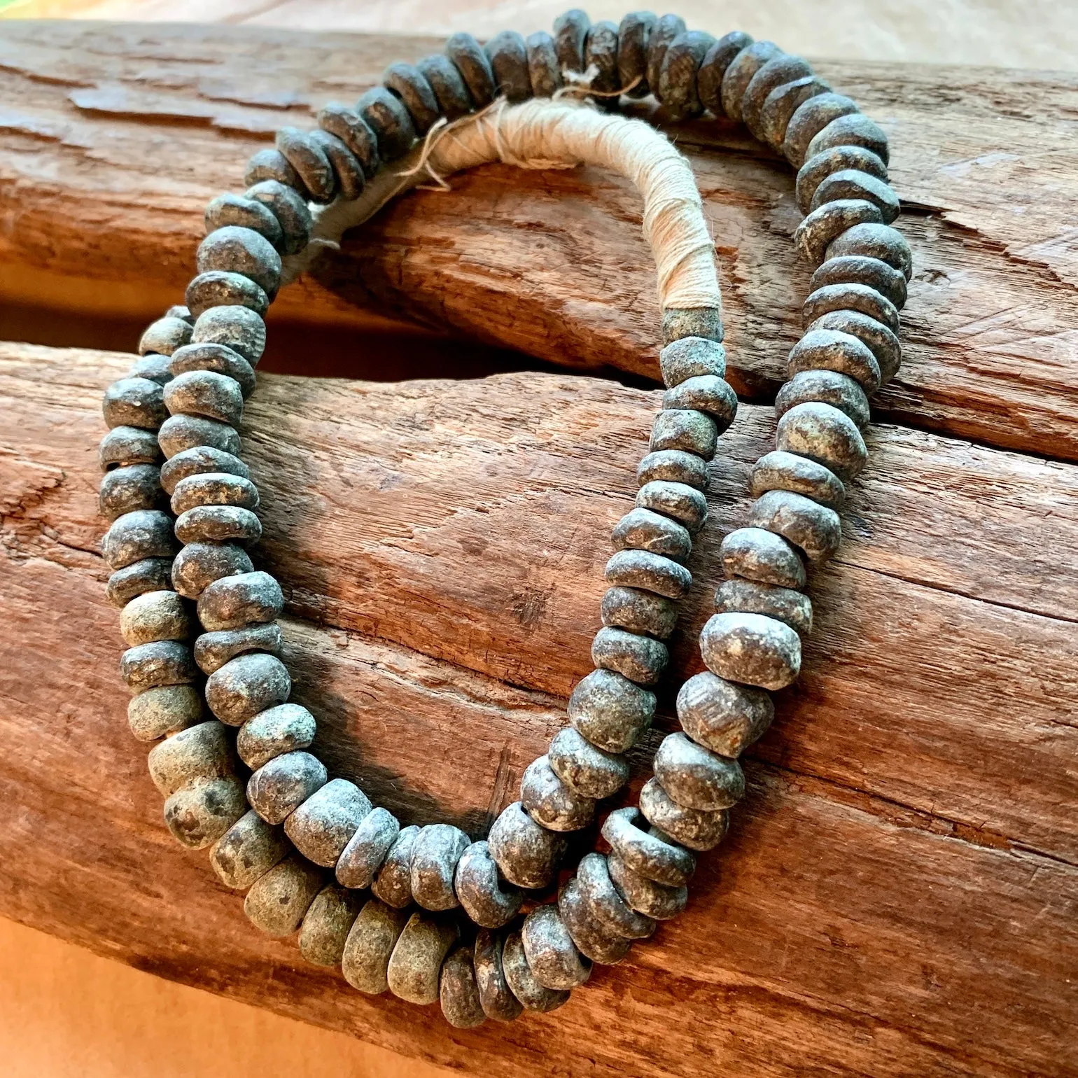 Ancient Bronze Beads, Dogon Tribe