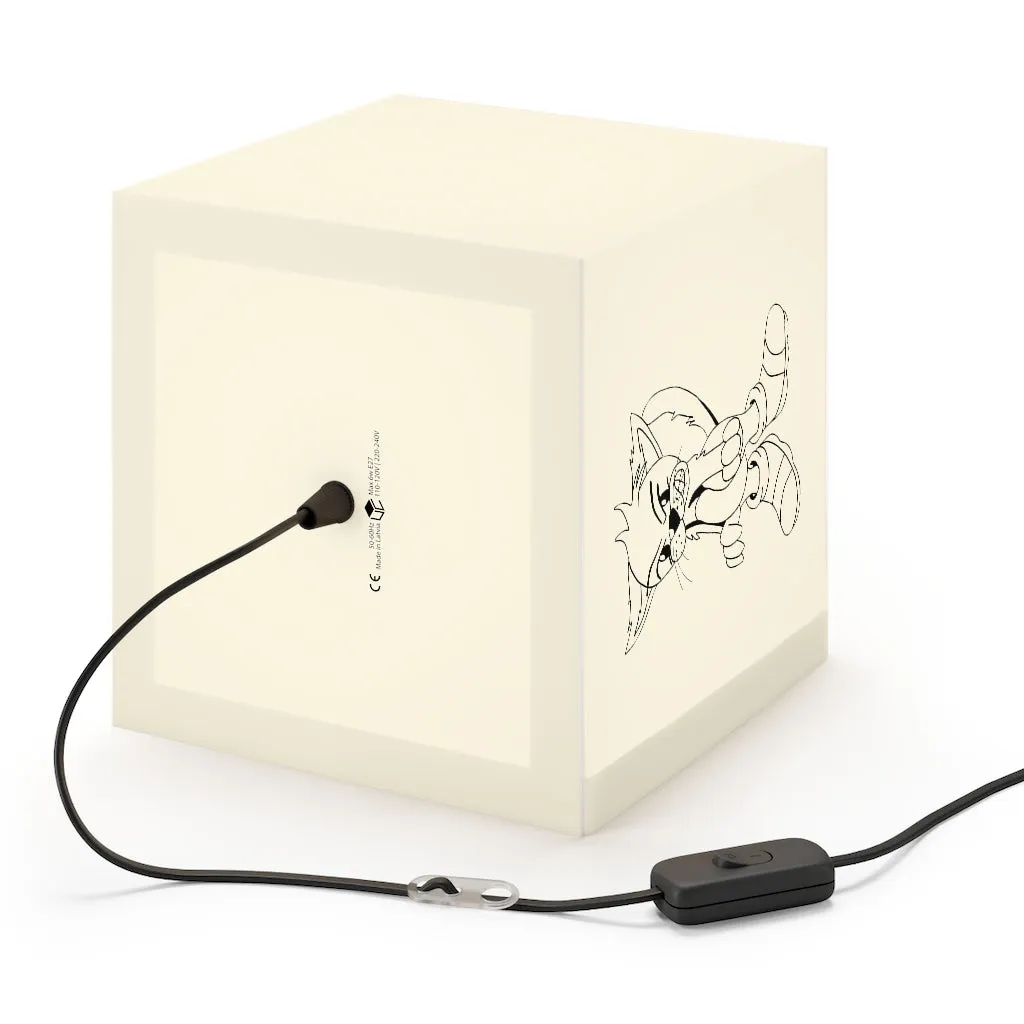 Angry Cat Personalized Lamp