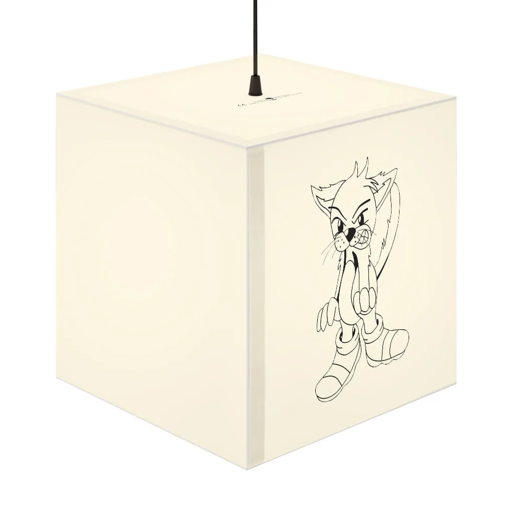 Angry Cat Personalized Lamp