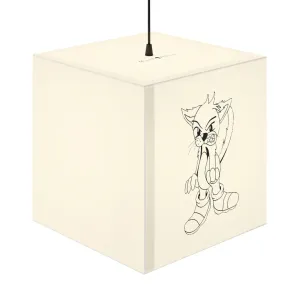 Angry Cat Personalized Lamp