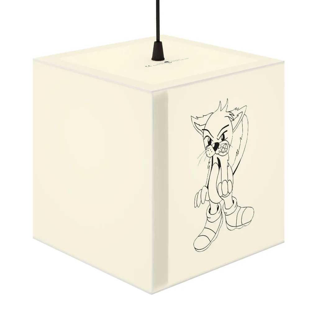 Angry Cat Personalized Lamp