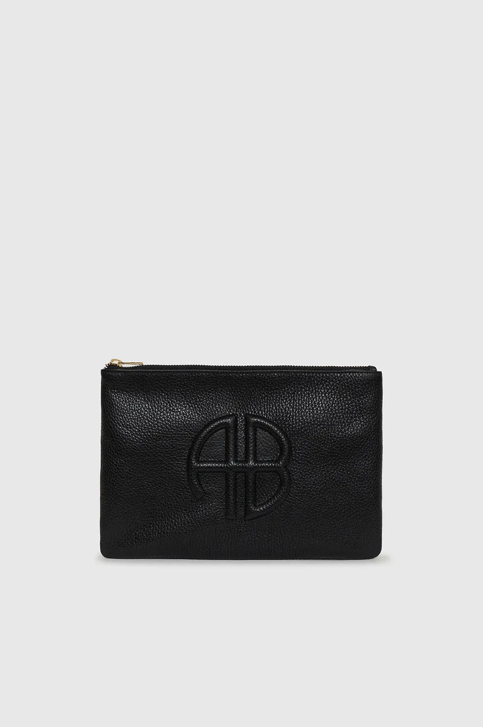 Anine Bing - Lili Pouch in Black Pebbled