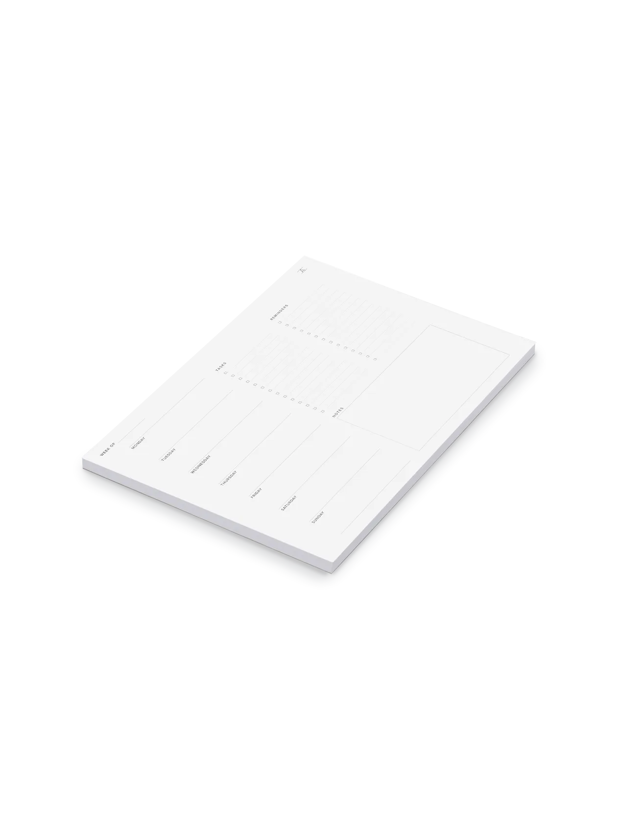 Appointed Weekly Task Pad