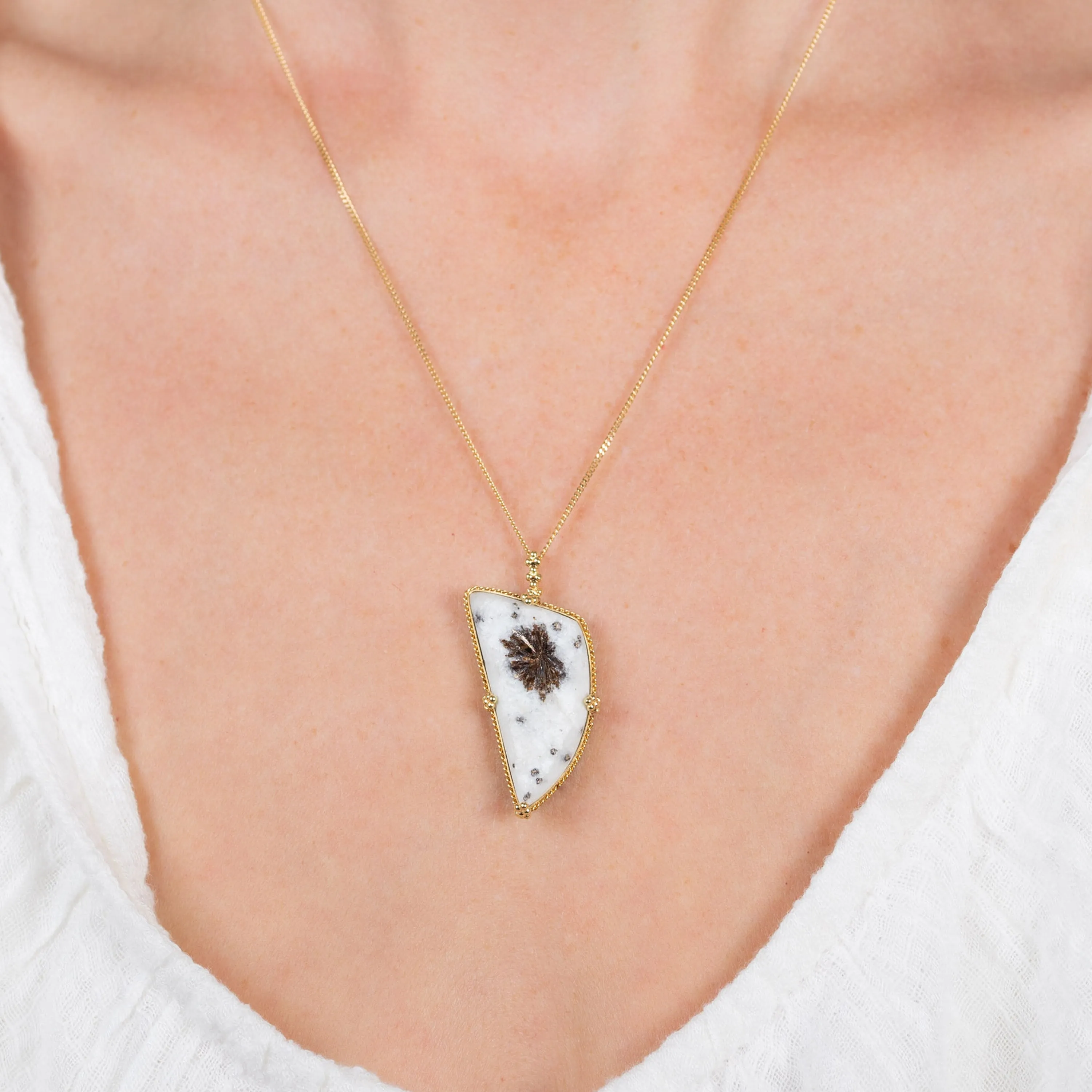 Astrophyllite 18k One-of-a-Kind Necklace