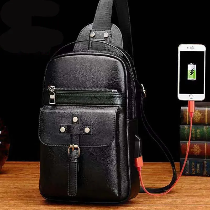 Backpack Waist Shoulder bag compatible with Ebook, Tablet and for Archos Core 62S (2019) - Black