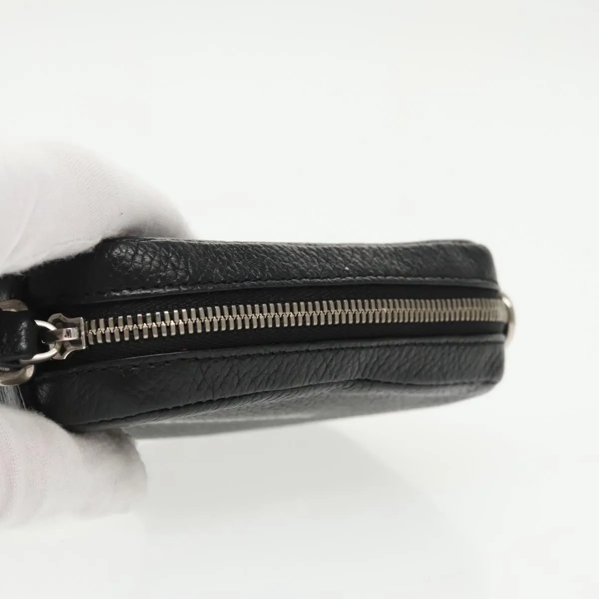Balenciaga Camera Black Leather Shoulder Bag (Pre-Owned)