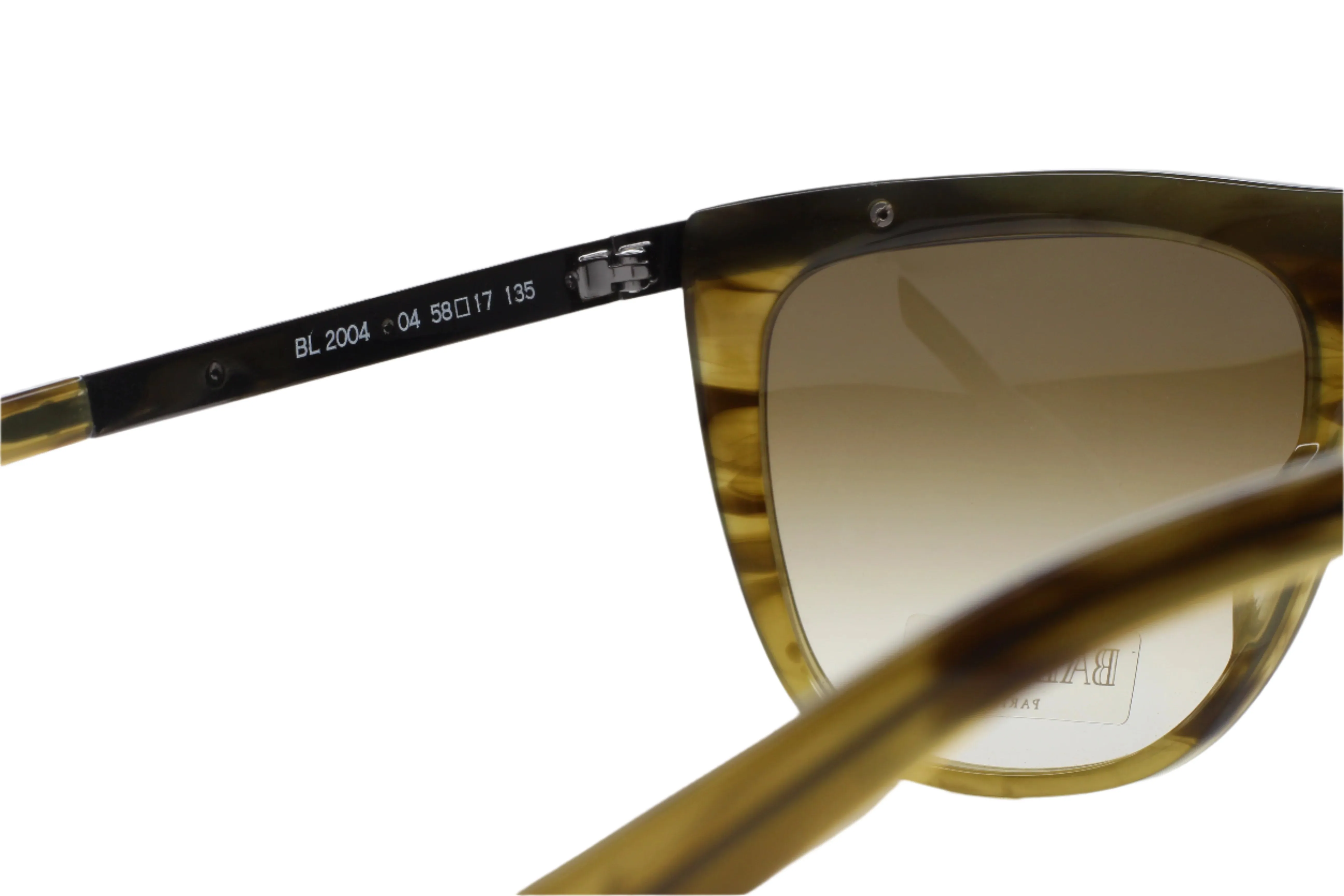 Balmain Paris BL2004 Khaki Horn Luxury Sunglasses -Ma