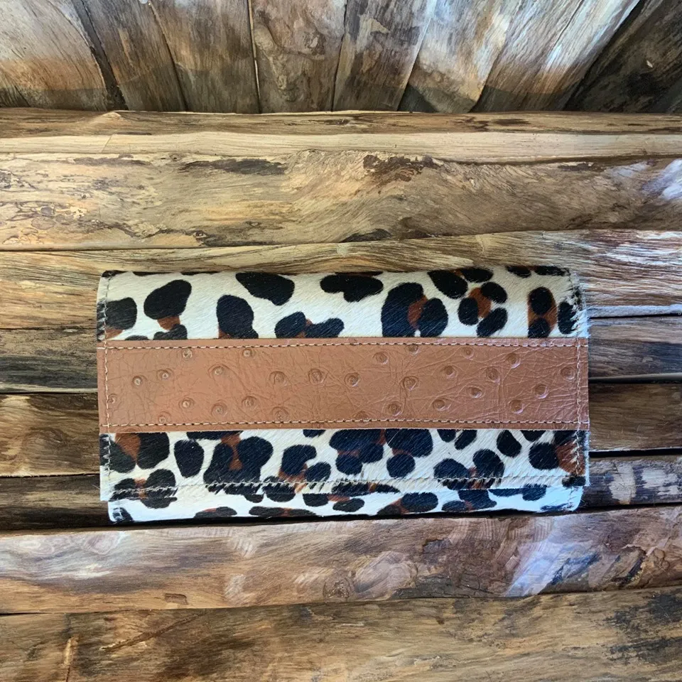 Bandit Wallet with Embossed Leather #1332