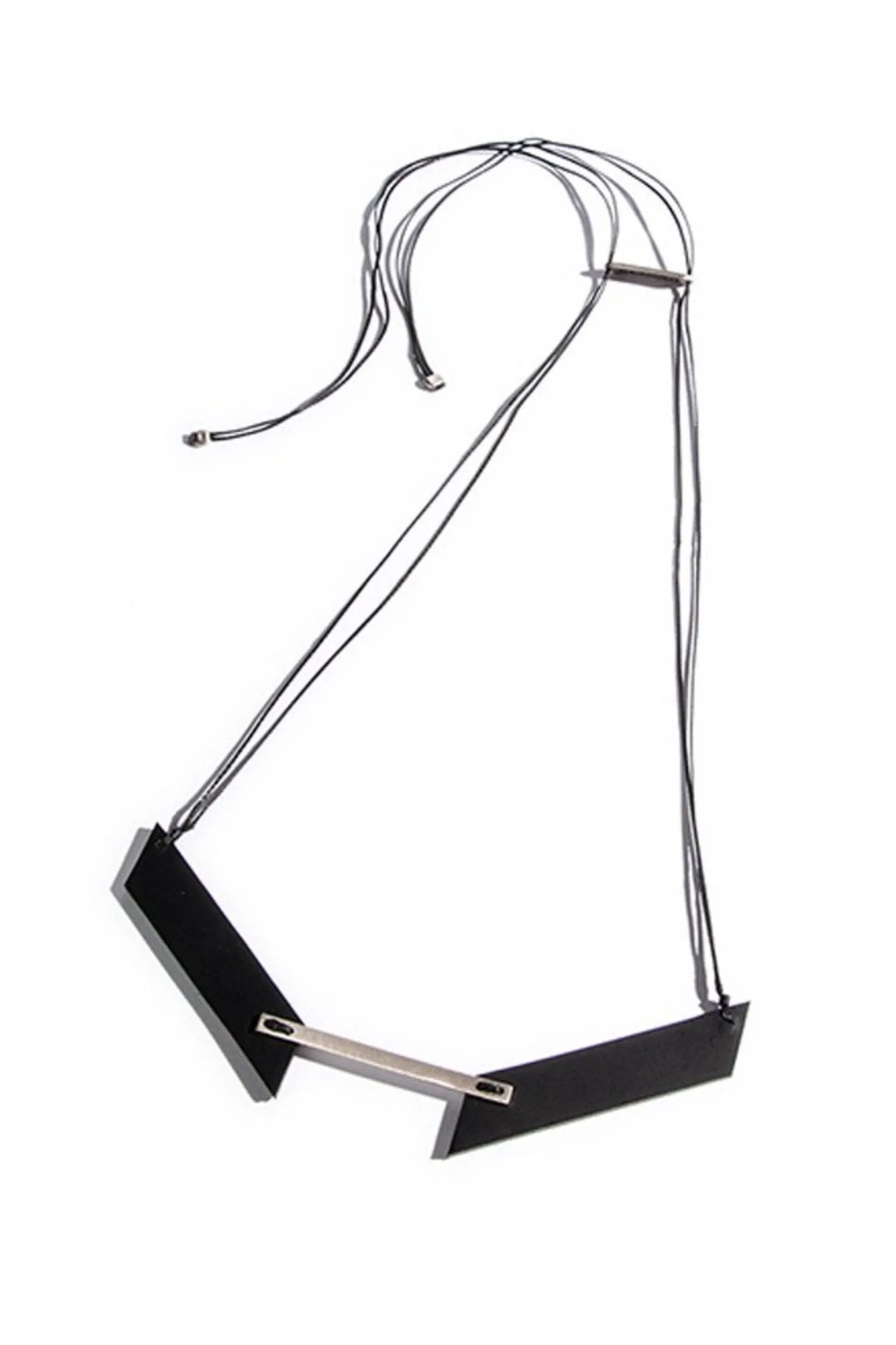 BAR V Pendant Silver